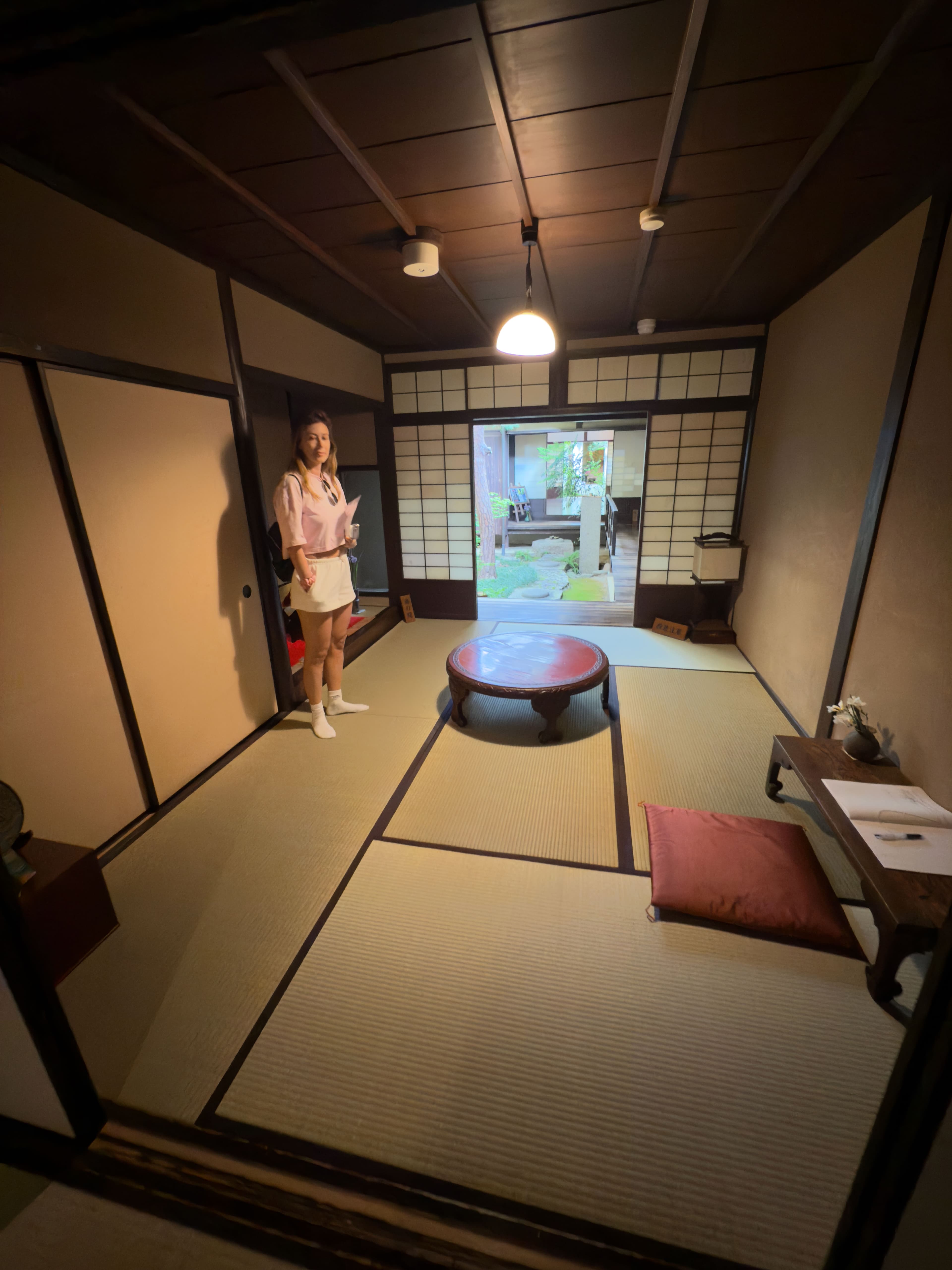 Traditional Japanese house with tatami floors, Nara Japan
