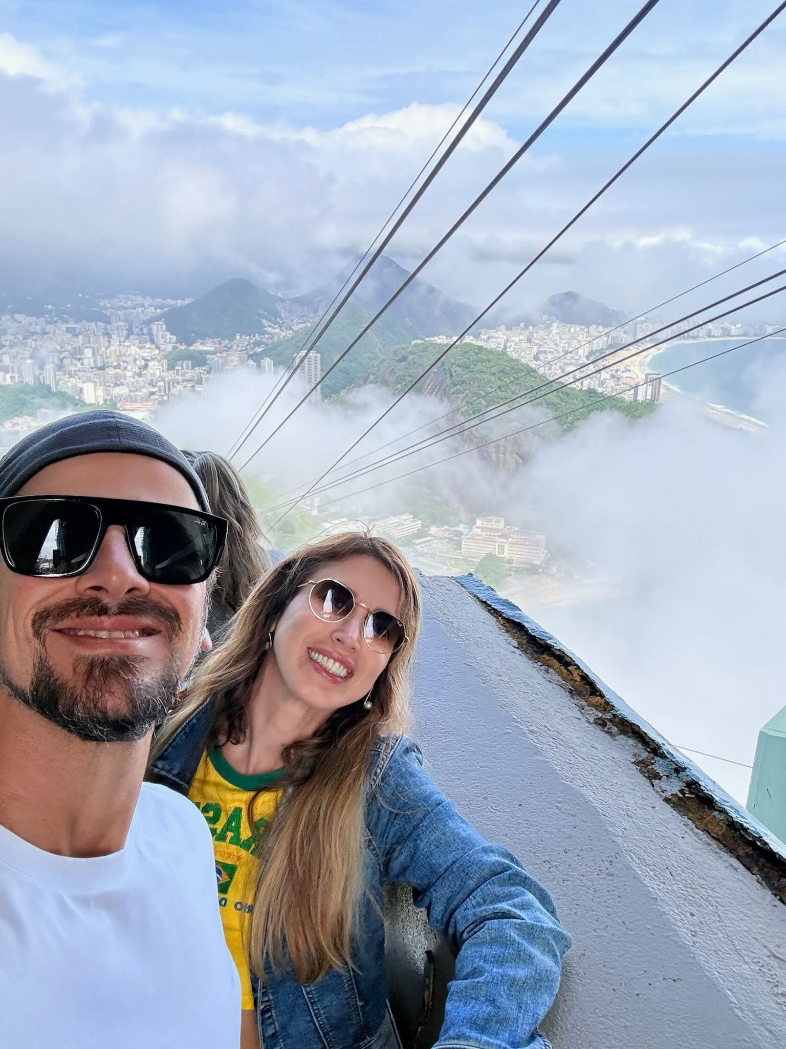 Cable car (Bondinho) ascending Sugarloaf, Rio de Janeiro