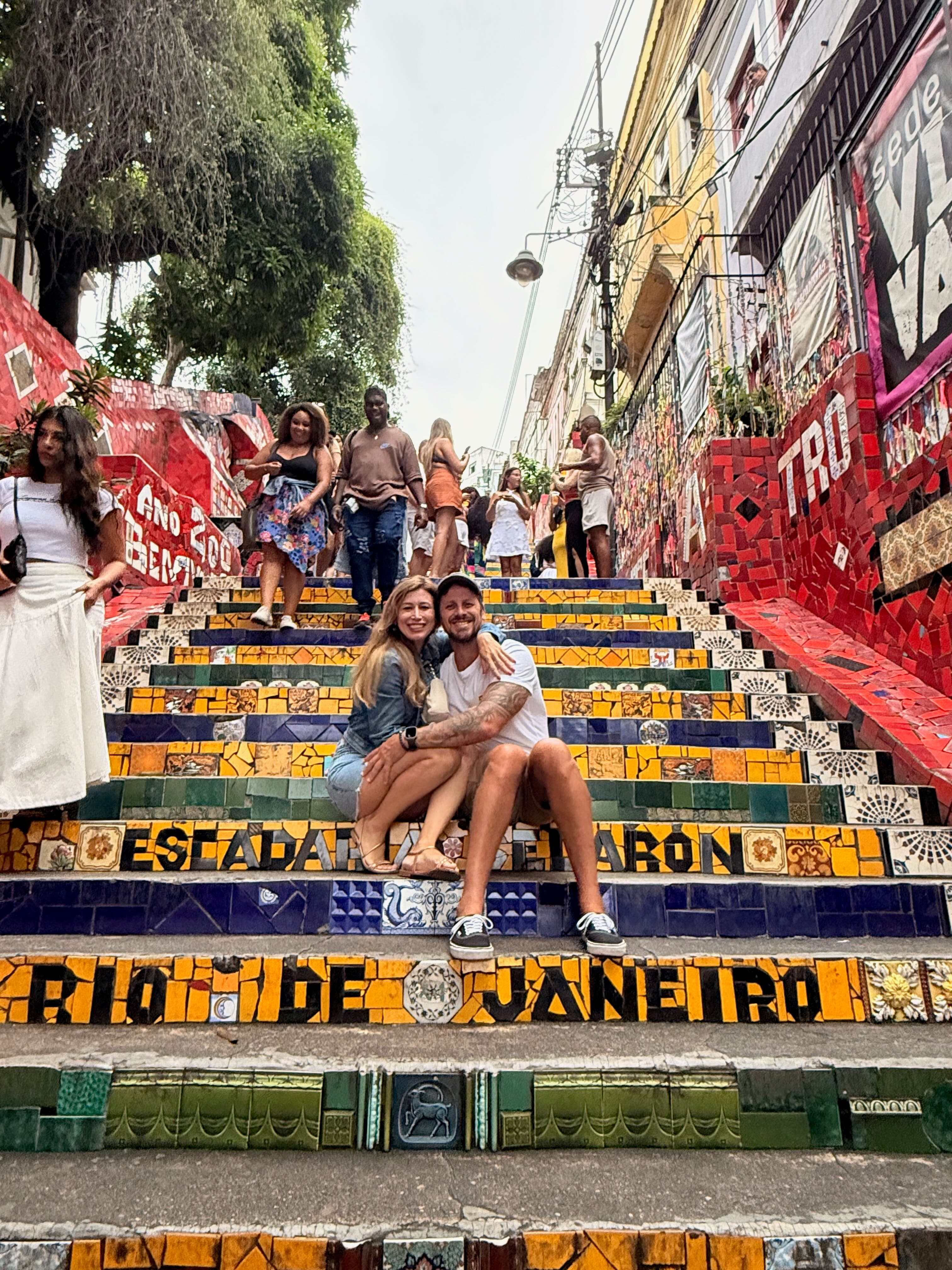 Selaron Steps (Escadaria Selaron) in Lapa, Rio de Janeiro