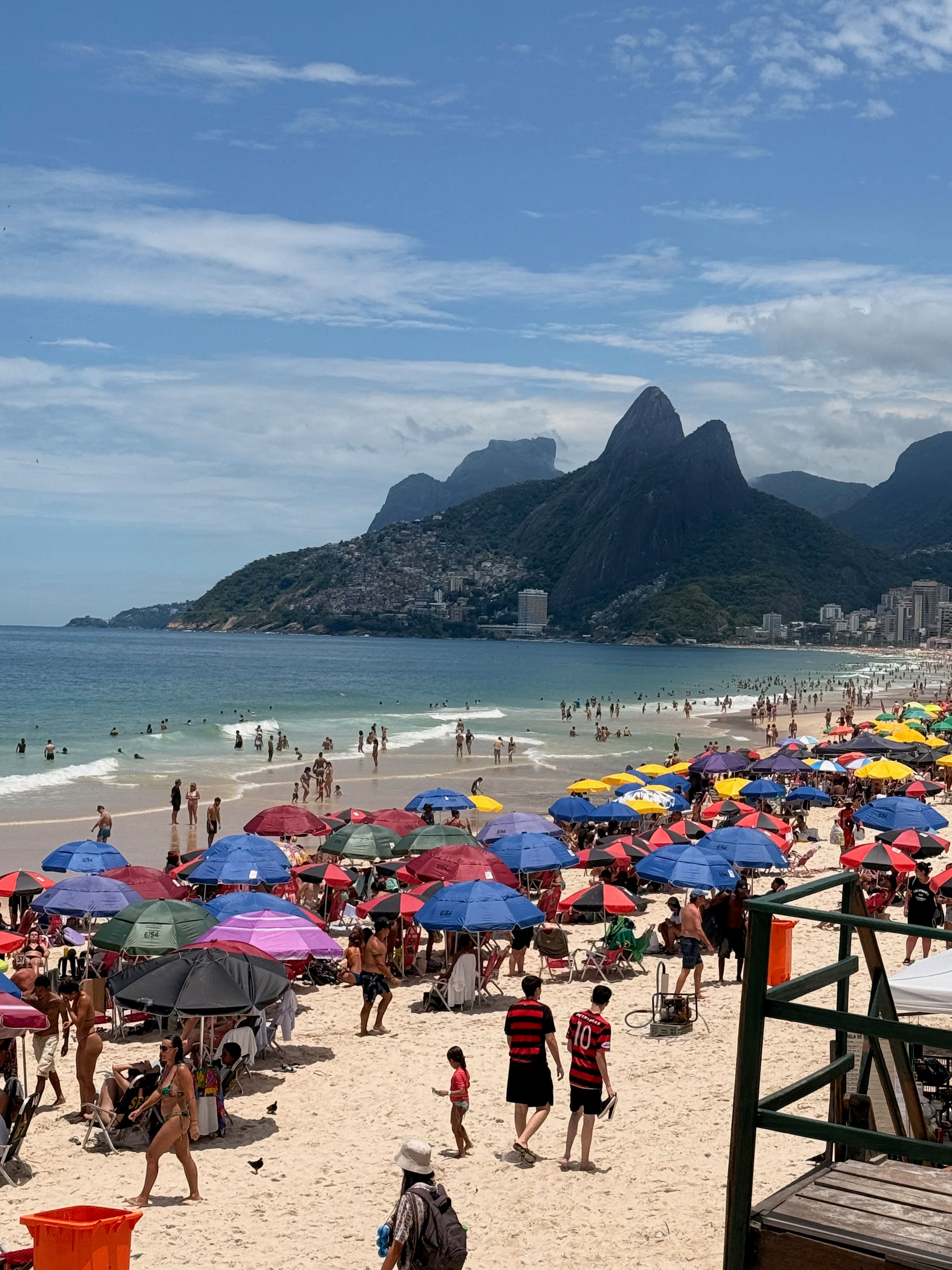 Rio de Janeiro skyline with Sugarloaf and beaches