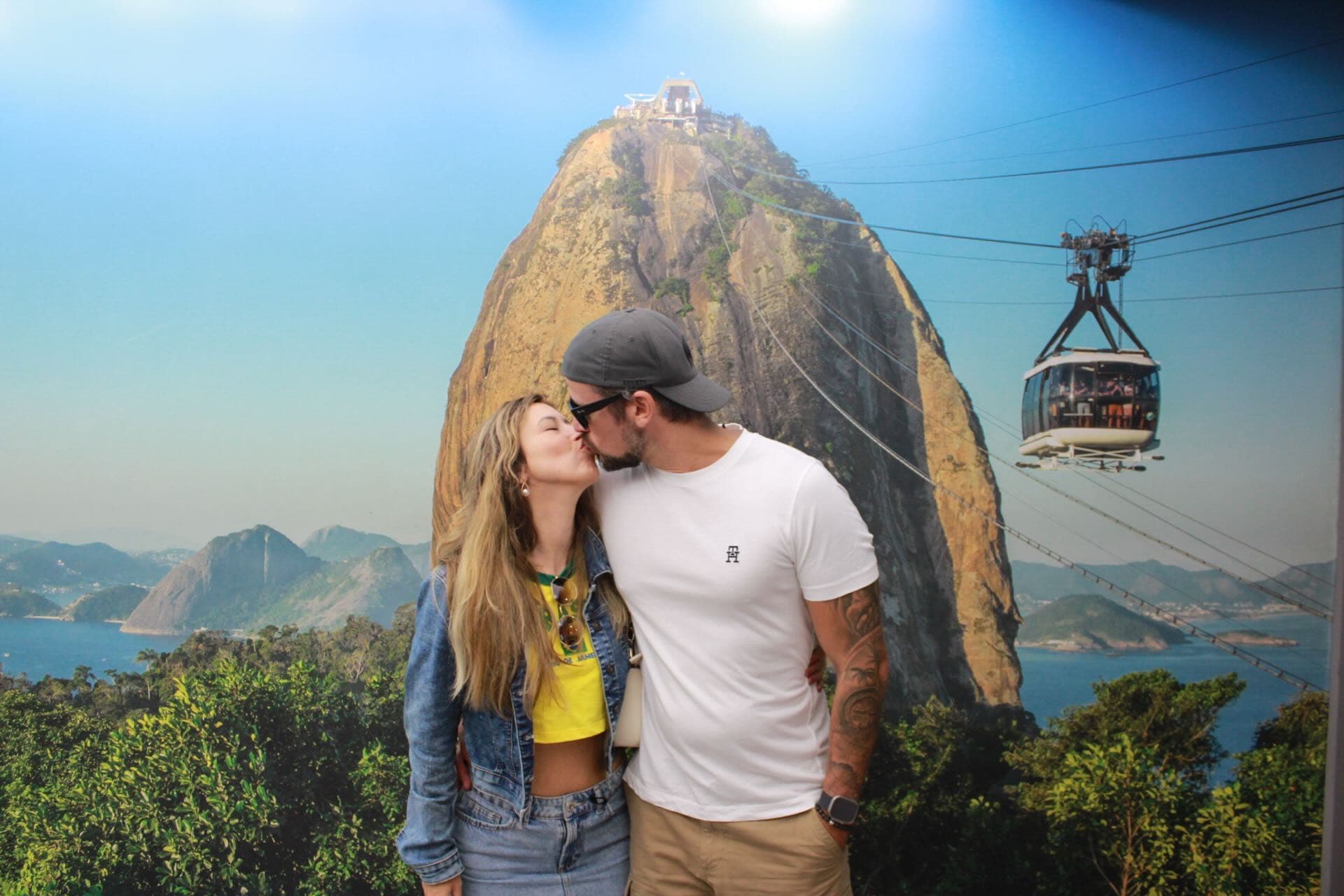 Sugarloaf mountain from below, Rio de Janeiro
